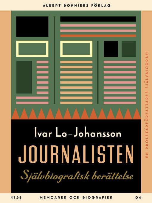 Titeldetaljer för Journalisten av Ivar Lo-Johansson - Tillgänglig